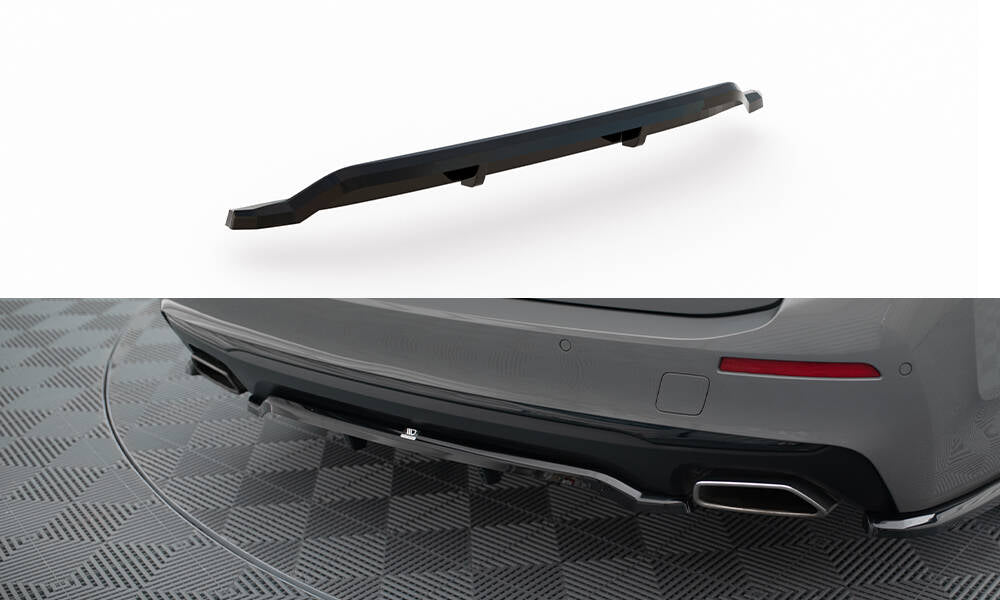 Maxton Design - Central Rear Splitter (with Vertical Bars) BMW