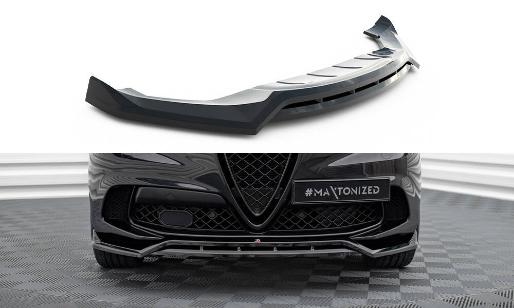 Maxton Design Front Splitter Alfa Romeo Stelvio Quadrifoglio MK1