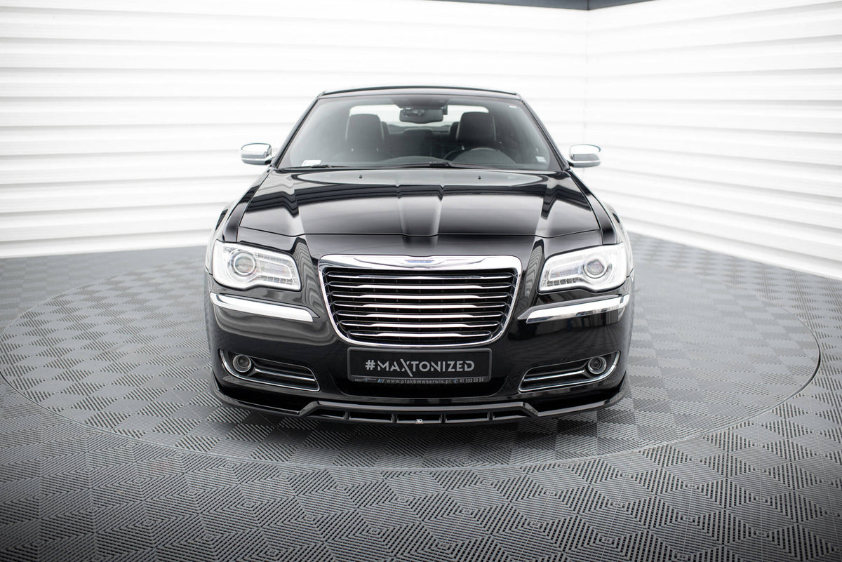 thumbnail image 2 of Gloss Black Front Bumper Lip Splitter For 2015-2023 Chrysler 300 / 300C (Sport Appearance Package/SRT) – Advancetuning 2 of 6