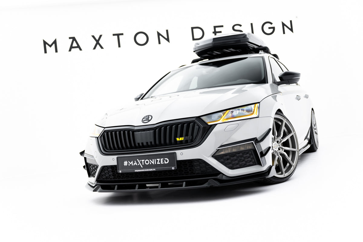 Maxton Design Front Splitter V 5 Skoda Octavia RS MK4 Royal Body Kits maxton-design-front-splitter-v-5-skoda-octavia-rs-mk4-royal-body-kits