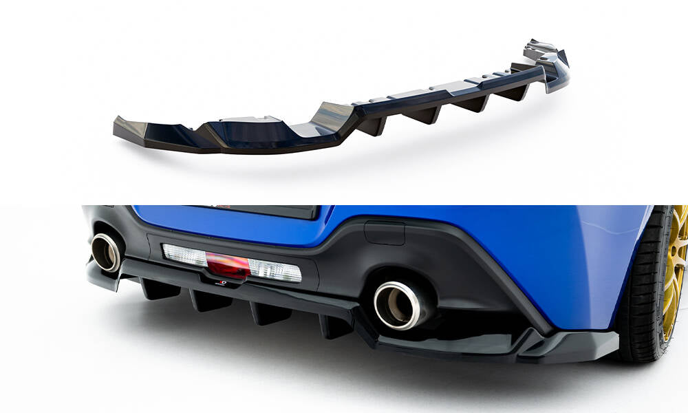 Maxton Design UK / BRZ (ZD8) リアスプリッター Maxton Design - Rear Splitter (with Vertical Bars) V.1 Subaru BRZ