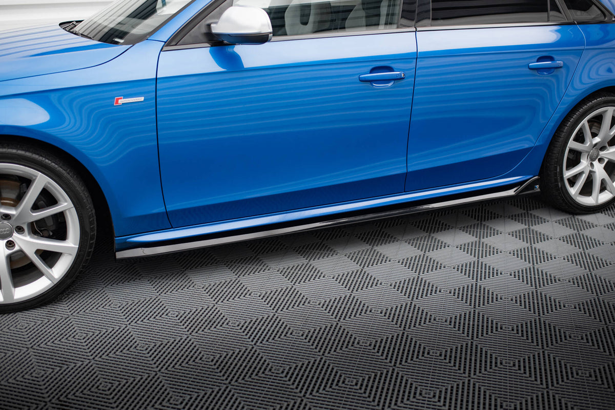 thumbnail image 2 of Maxton Design Gloss Black Side Skirt Diffusers For Audi A4 B9 S Line (Left & Right) - ABS 2 of 3