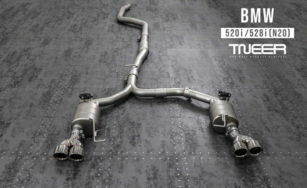 TNEER - Exhaust System BMW Series 5 520i / 528i F1X (N20) | Royal Body Kits