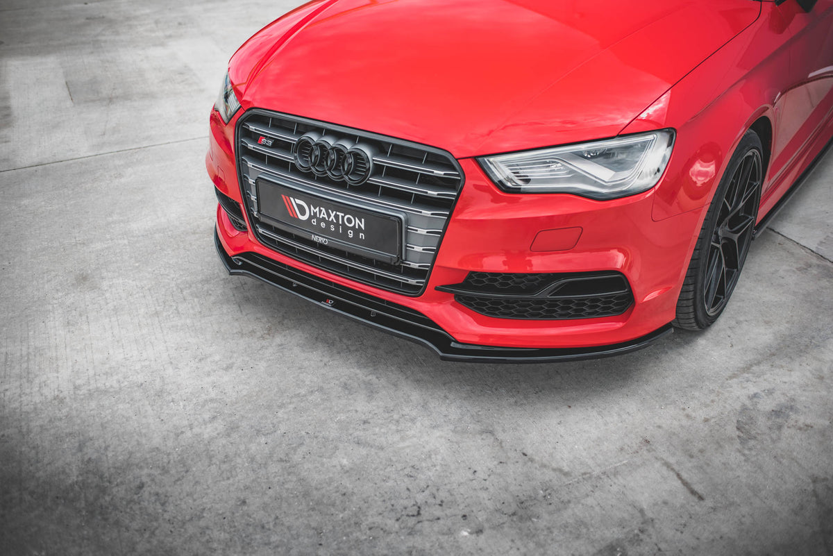 Maxton Design Front Splitter V.2 Audi S3 / A3 SLine 8V Sedan