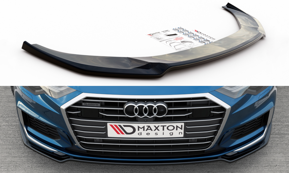 Tuning Maxton Rear Side Splitters Audi A6 S-Line C6 / C6 FL Sedan / Avant  Gloss Black MAXTON DESIGN