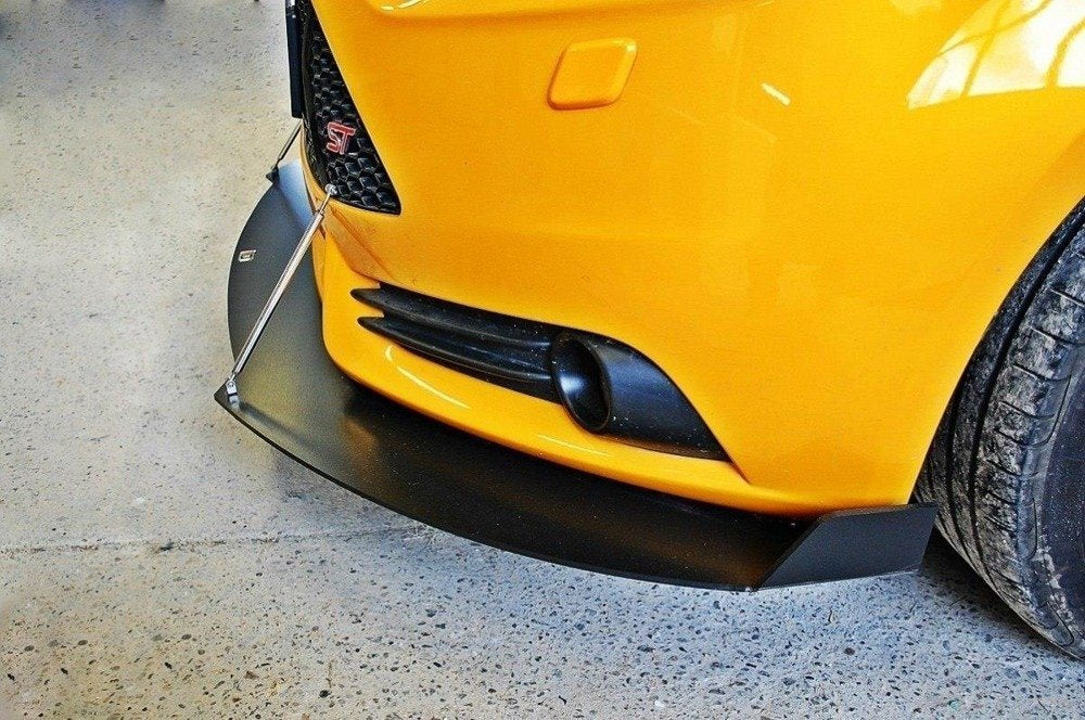Supra_Tunning 3-Piece Front Bumper Lip – Carbon Look – Fits 2012-2014 Ford Focus ST MK3