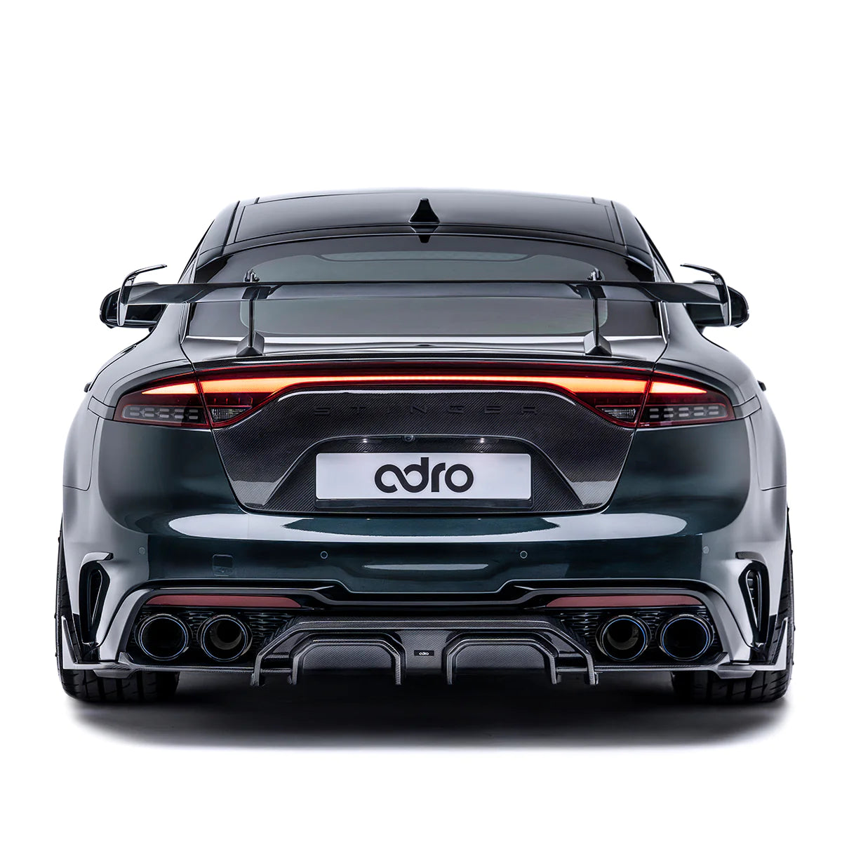 Adro - Carbon Fiber Rear Diffuser Final Edition Kia Stinger (Facelift ...