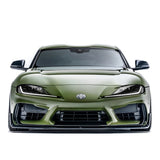 Adro - Carbon Fiber Front Lip Toyota GR Supra A90 (ADRO Bumper) - Royal Body Kits