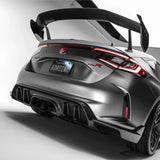 Adro - Carbon Fiber Rear Diffuser Honda Civic Type R FL5 - Royal Body Kits