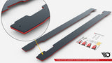 Maxton Design - Street Pro Side Skirts Diffusers Mercedes Benz CLA45 AMG Aero C117 (Facelift)