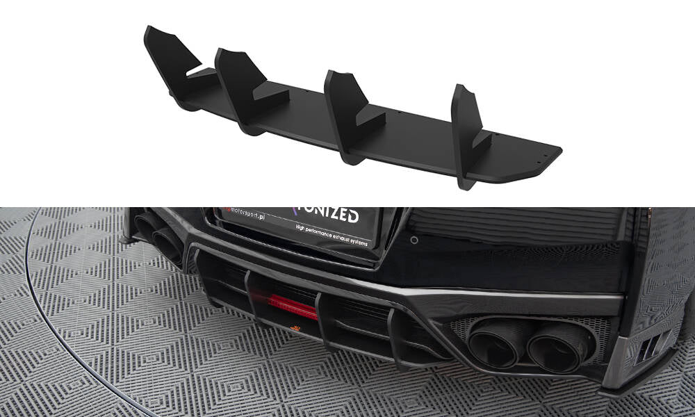 Maxton Design - Street Pro Rear Diffuser Nissan GTR R35 (Facelift ...