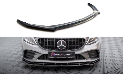 Maxton Design - Front Splitter V.2 Mercedes Benz C43 AMG Coupe / Sedan / C205 / W205 (Facelift) Front Spoiler Maxton Design royalty-bespoke.myshopify.com
