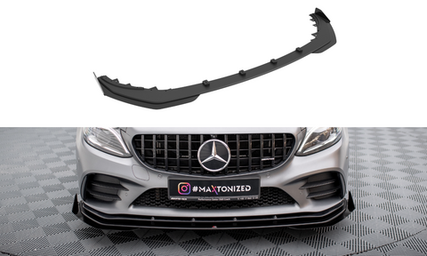 Maxton Design - Street Pro Front Splitter + Flaps Mercedes Benz C43 AMG Coupe C205 (Facelift) Front Spoiler Maxton Design royalty-bespoke.myshopify.com