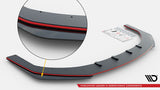 Maxton Design - Street Pro Front Splitter + Flaps Kia Stinger GT-Line / GT MK1