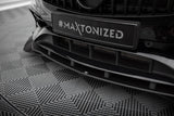 Maxton Design - Street Pro Front Splitter + Flaps Mercedes Benz A-Class AMG-Line W176 (Facelift)