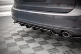 Maxton Design - Central Rear Splitter (With Vertical Bars) V.1 Volvo V90 MK2 Rear Diffuser Maxton Design royalty-bespoke.myshopify.com