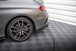 Maxton Design - Central Rear Splitter (With Vertical Bars) Mercedes Benz C43 AMG Coupe C205 (Facelift)