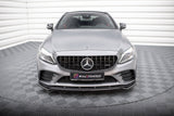Maxton Design - Front Splitter V.1 Mercedes Benz C43 AMG Coupe / Sedan / C205 / W205 (Facelift) Front Spoiler Maxton Design royalty-bespoke.myshopify.com
