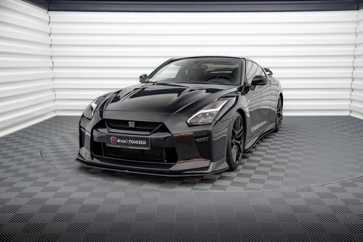 Gtr Rb Kit Maxton Design - Street Pro Front Splitter Nissan GTR R35 (Facelift ...