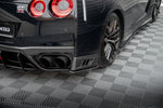 Maxton Design - Street Pro Rear Side Splitters Nissan GTR R35 (Facelift)