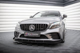 Maxton Design - Street Pro Front Splitter + Flaps Mercedes Benz C43 AMG Coupe C205 (Facelift) Front Spoiler Maxton Design royalty-bespoke.myshopify.com