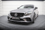 Maxton Design - Street Pro Front Splitter Mercedes Benz C43 AMG Coupe C205 (Facelift) Front Spoiler Maxton Design royalty-bespoke.myshopify.com