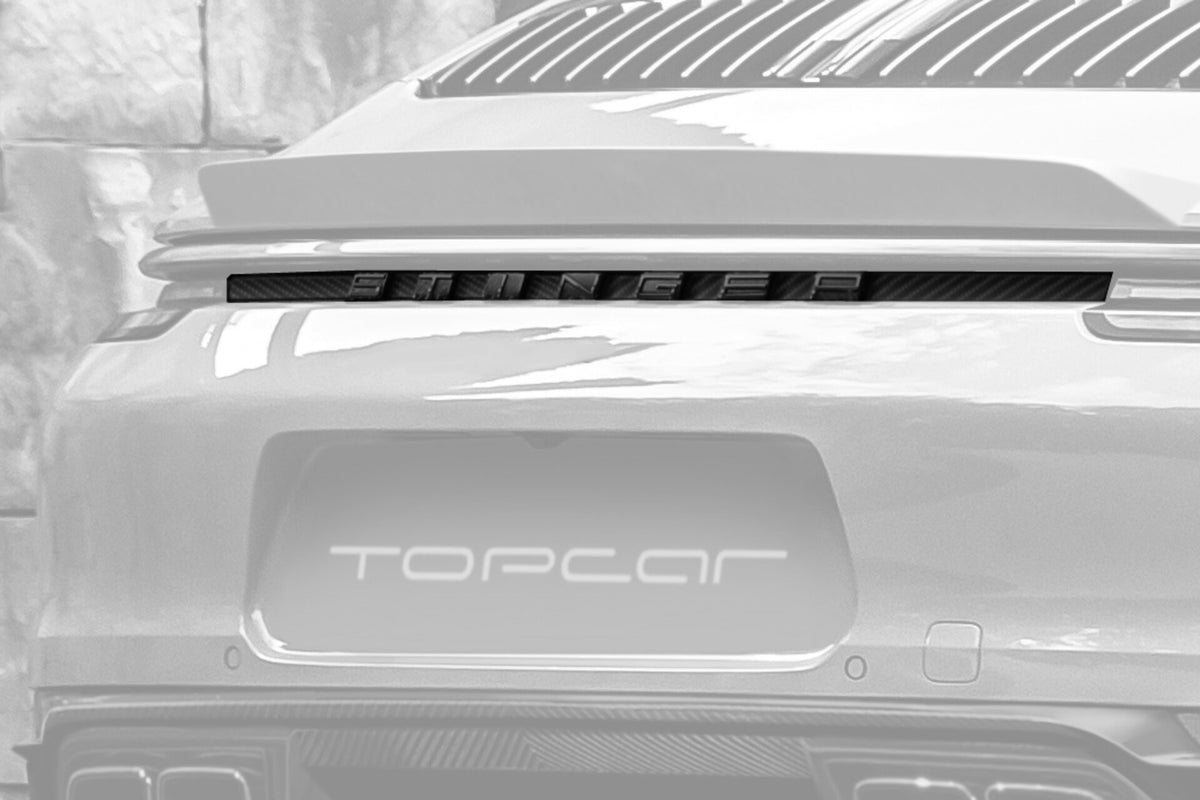 Topcar Design STINGER Badge Porsche 992 Carrera/Targa GTS Royal