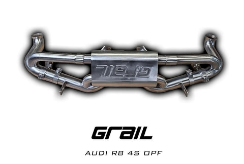 Grail - ECE Approved Valved Exhaust System Audi R8 V10 (OPF Models)