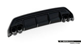 Maxton Design - Rear Valance + Exhaust Ends Imitation Audi A3 S-Line Sportback 8Y (Facelift)