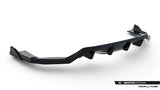 Maxton Design - Central Rear Splitter (with Vertical Bars) BMW X6 M-Pack F16