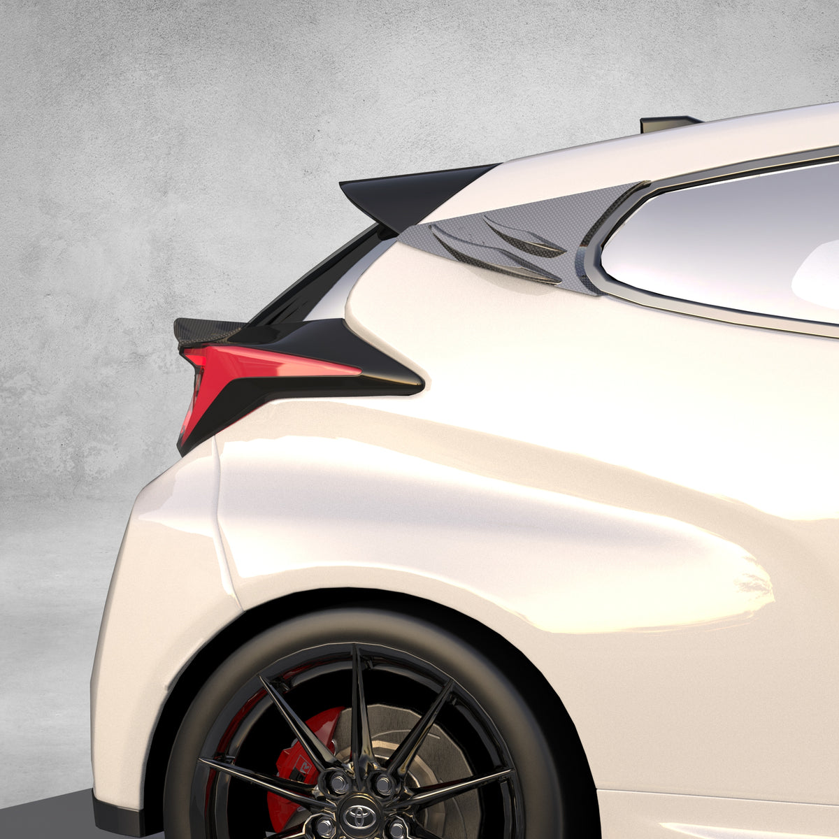 BFM Performance - C-Pillar Splitter Toyota GR Yaris | Royal Body Kits