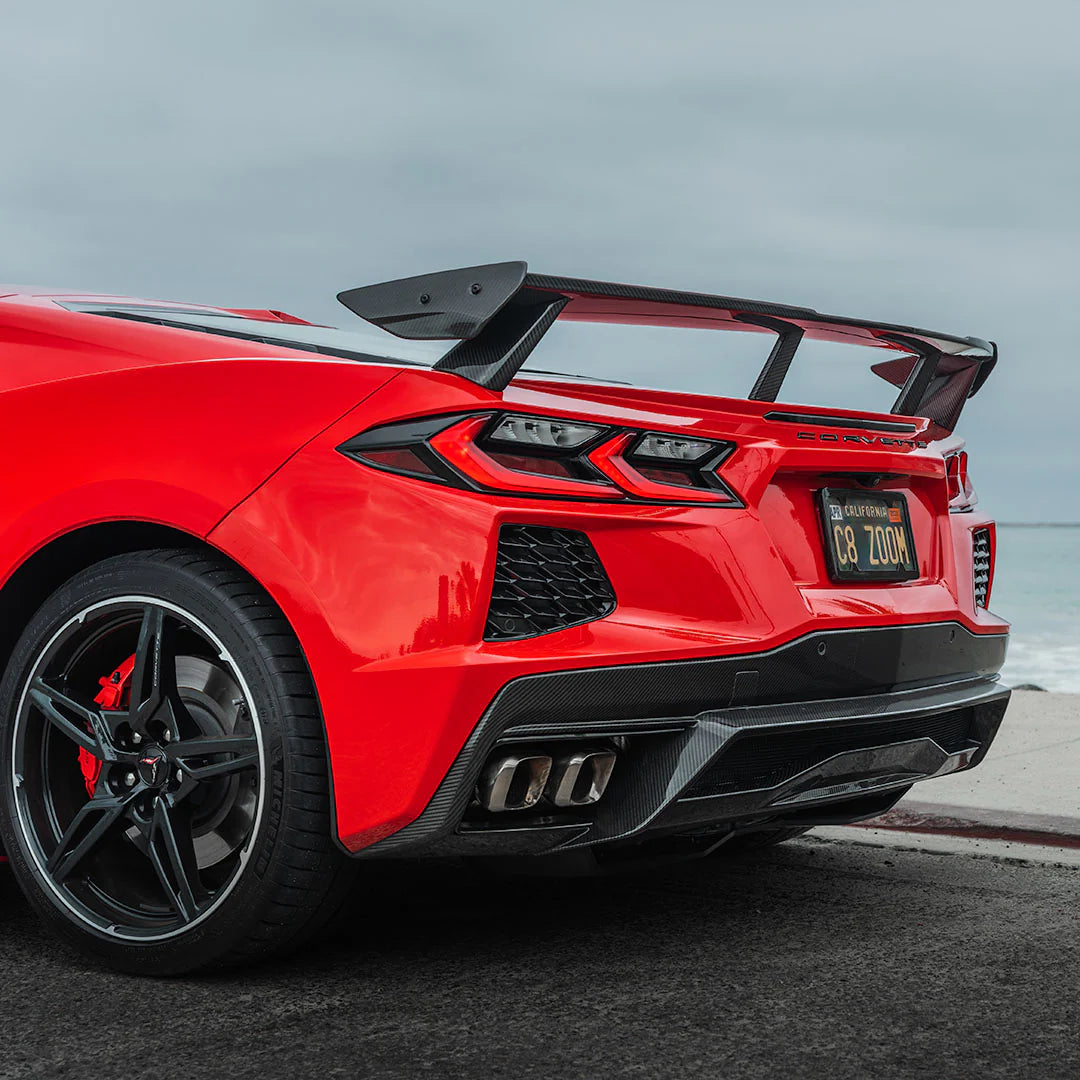Corvette Concept Rear Racing Sport Concepts - GT Rear Diffuser Chevrolet Corvette C8 | Royal ...