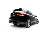 Maxton Design - Rear Splitter (with Vertical Bars) V.2 BMW X3 G01