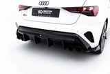 Maxton Design - Rear Valance + Exhaust Ends Imitation Audi A3 S-Line Sportback 8Y (Facelift)