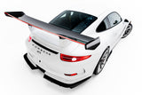 Maxton Design - Carbon Fiber Spoiler V.1 + LED Porsche 911 GT3 991