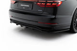 Maxton Design - Rear Splitter (with Vertical Bars) Audi A8 S-Line Long D5 (Facelift)
