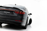 Maxton Design - Rear Splitter (with Vertical Bars) Audi A8 S-Line Long D5 (Facelift)