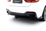 Maxton Design - Central Rear Splitter (with Vertical Bars) BMW X6 M-Pack F16