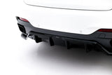 Maxton Design - Central Rear Splitter (with Vertical Bars) BMW X6 M-Pack F16