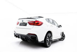 Maxton Design - Central Rear Splitter (with Vertical Bars) BMW X6 M-Pack F16