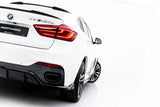 Maxton Design - Central Rear Splitter (with Vertical Bars) BMW X6 M-Pack F16