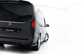 Maxton Design - Rear Splitter (with Vertical Bars) Mercedes Benz V-Class AMG-Line W447 Facelift 2