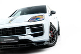 Maxton Design - Front Splitter Porsche Cayenne GTS / Turbo Sport Pack / Turbo E-Hybrid GT Pack Coupe MK3 (Facelift)
