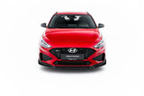 Maxton Design - Front Splitter V.1 + Flaps Hyundai I30N / I30 N-Line Wagon MK3 (Facelift)