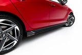 Maxton Design - Side Skirts Diffusers V.3 + Flaps Hyundai I30N / I30 N-Line Wagon MK3 (Facelift)