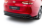 Maxton Design - Rear Side Splitters V.2 + Flaps Hyundai I30 N-Line Wagon MK3 (Facelift)