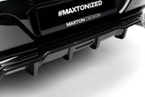 Maxton Design - Carbon Fiber Rear Splitter (with Vertical Bars) BMW Series 7 M-Pack / i7 M-Pack G70