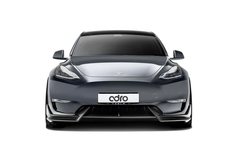 Adro - Carbon Fiber Front Lip Tesla Model Y Front Spoiler Adro royalty-bespoke.myshopify.com 