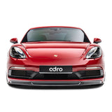 Adro - Carbon Fiber Front Lip Porsche Boxster / Cayman GTS 718 - Royal Body Kits