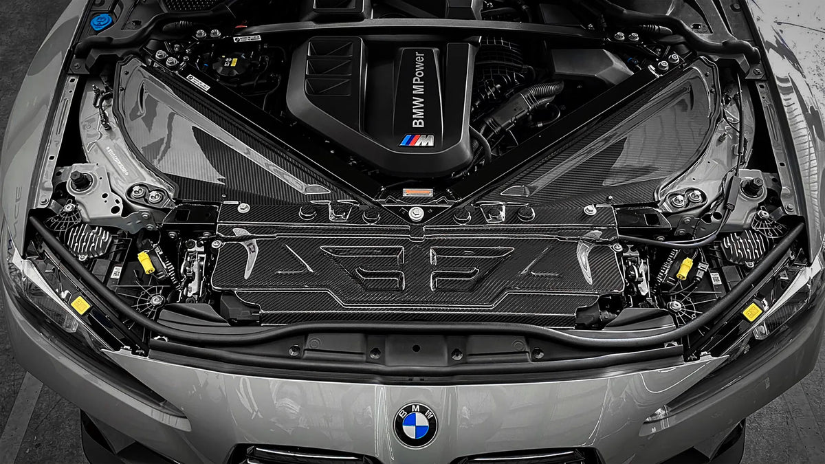 Armaspeed - Carbon Fiber Radiator Cooling Slam Panel Cover BMW M3 G80 ...